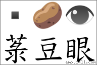 菉豆眼 对应emoji 的对照png图片