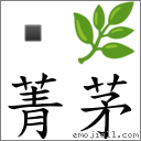 词语:菁茅