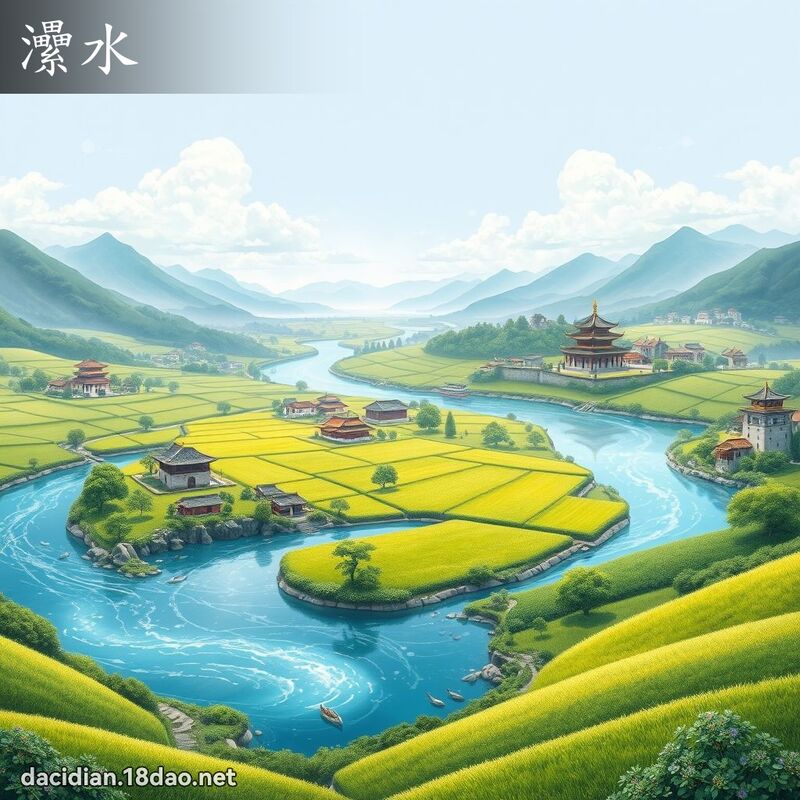㶟水 - 国语大辞典配图
