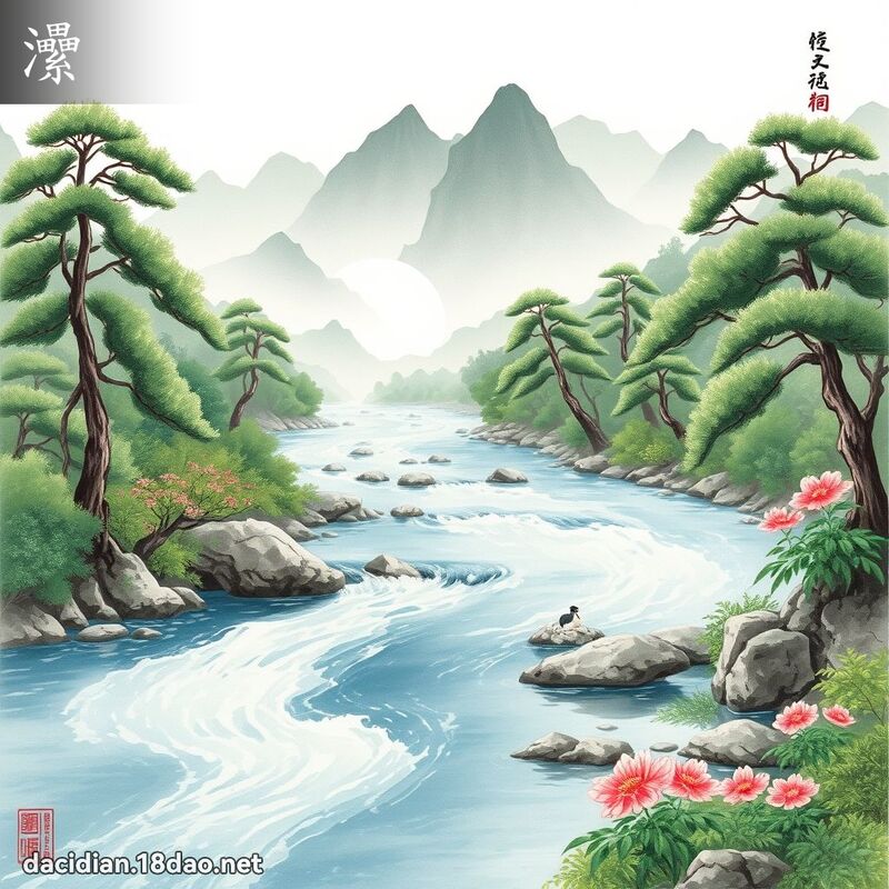 漢字: 㶟 (多音字)