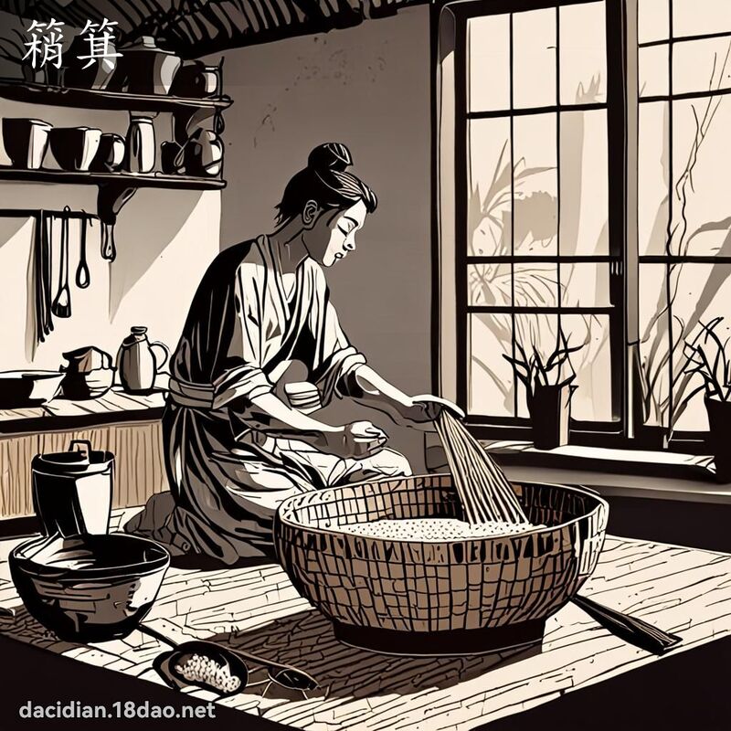 䈾箕 - 國語大辭典配圖