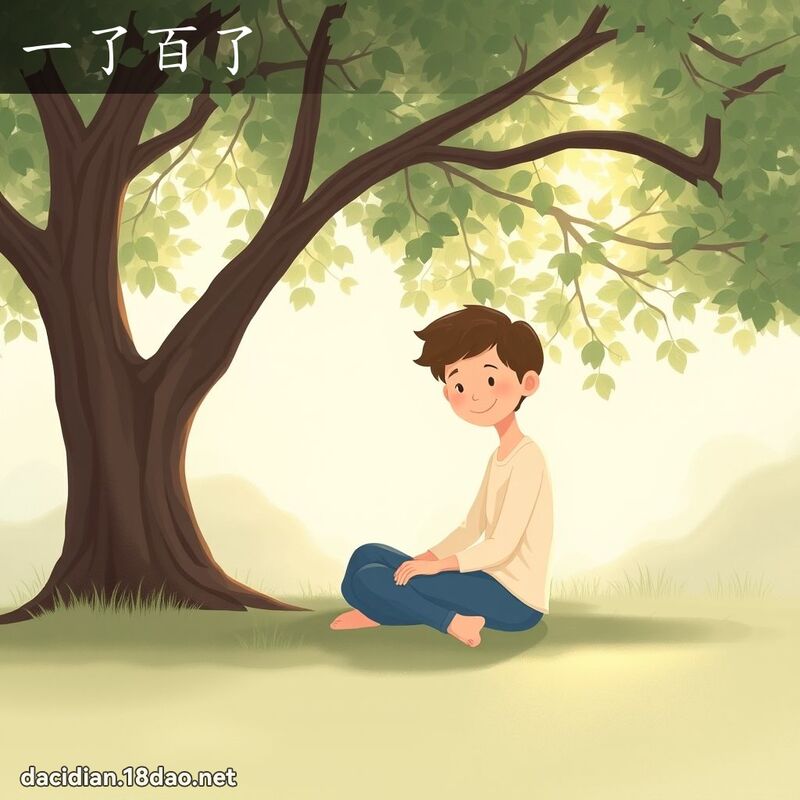 一了百了 - 国语大辞典配图