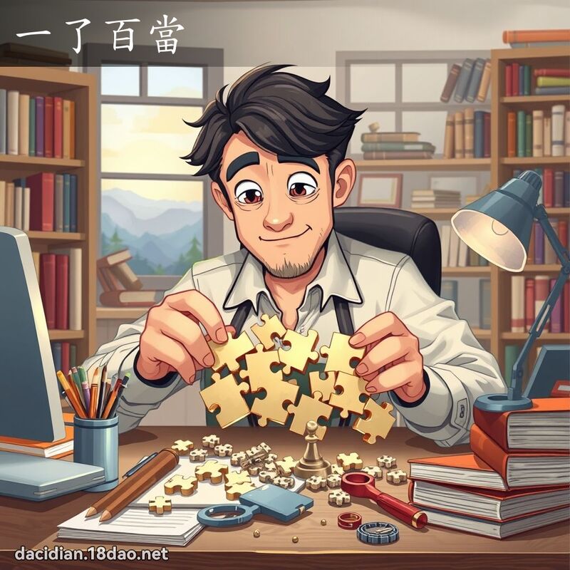 一了百當 - 國語大辭典配圖