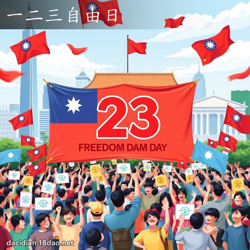 一二三自由日 - 國語大辭典配圖