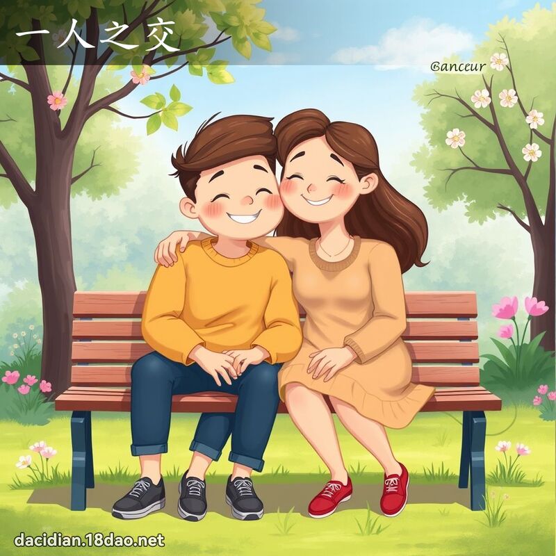 一人之交 - 國語大辭典配圖