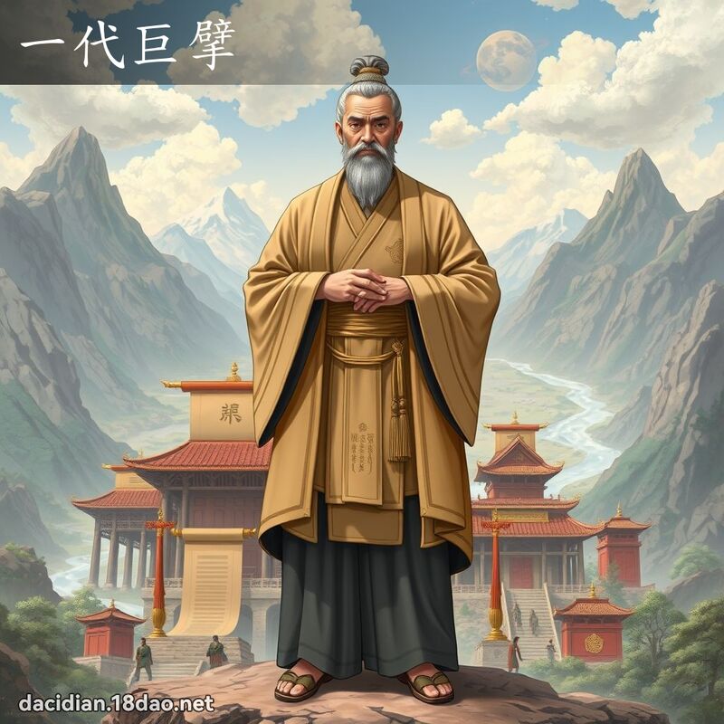 一代巨擘 - 國語大辭典配圖