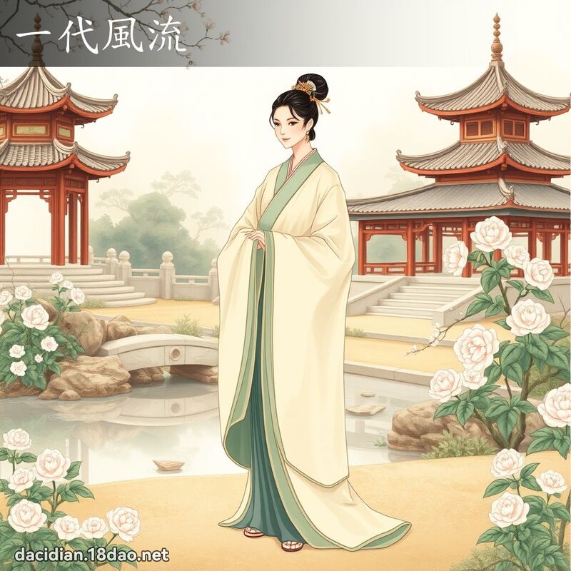 一代风流 - 国语大辞典配图