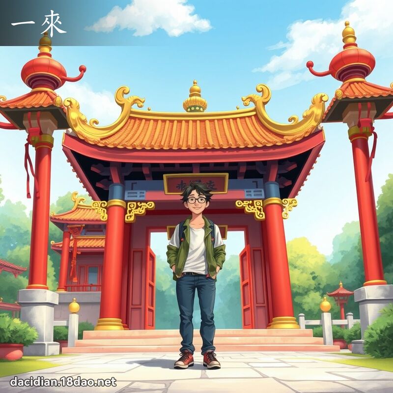一來 - 國語大辭典配圖