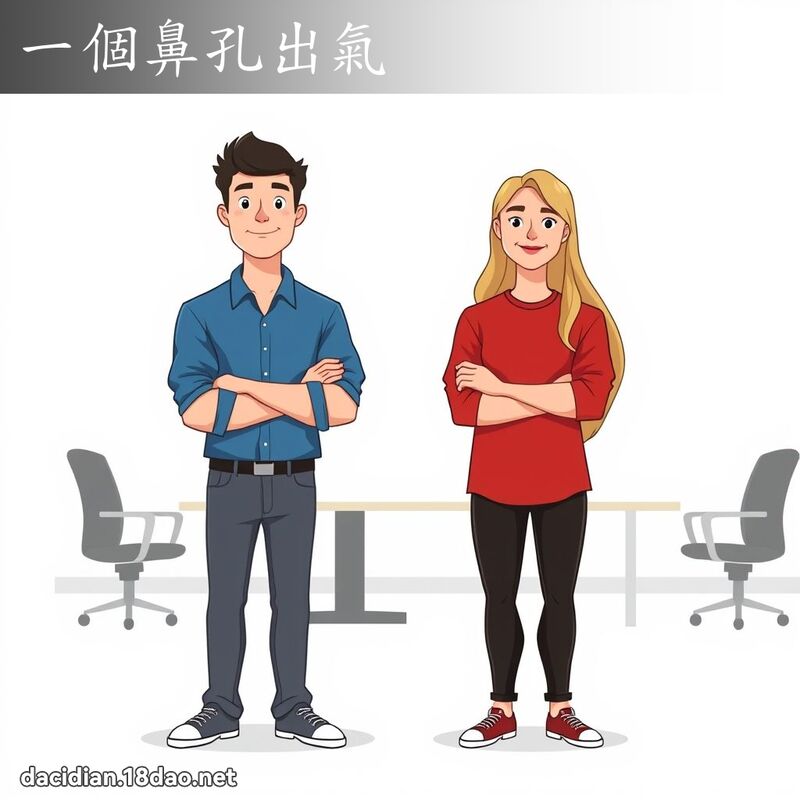一個鼻孔出氣 - 國語大辭典配圖
