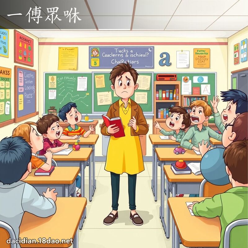 一傅眾咻 - 國語大辭典配圖