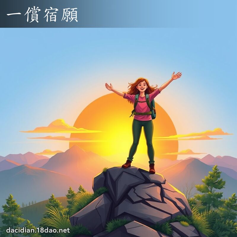 一償宿願 - 國語大辭典配圖