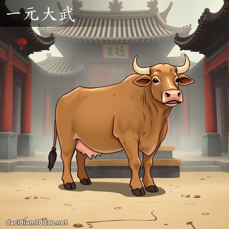 一元大武 - 国语大辞典配图