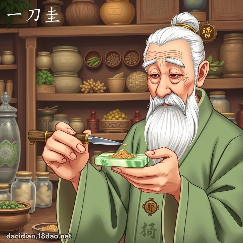 一刀圭 - 國語大辭典配圖