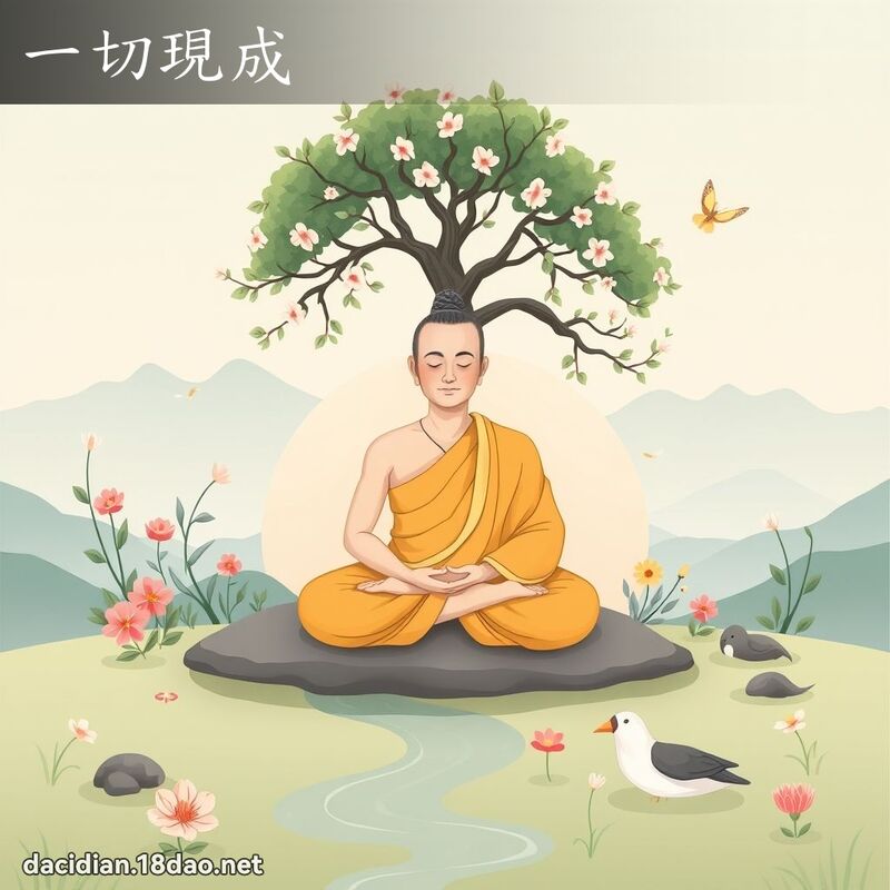一切現成 - 國語大辭典配圖
