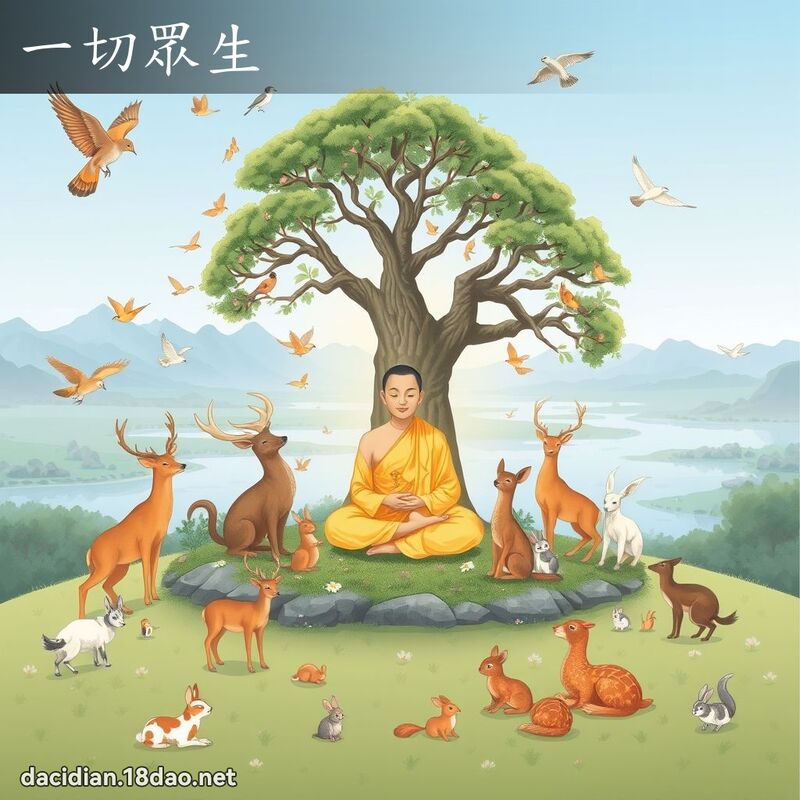 一切眾生 - 國語大辭典配圖