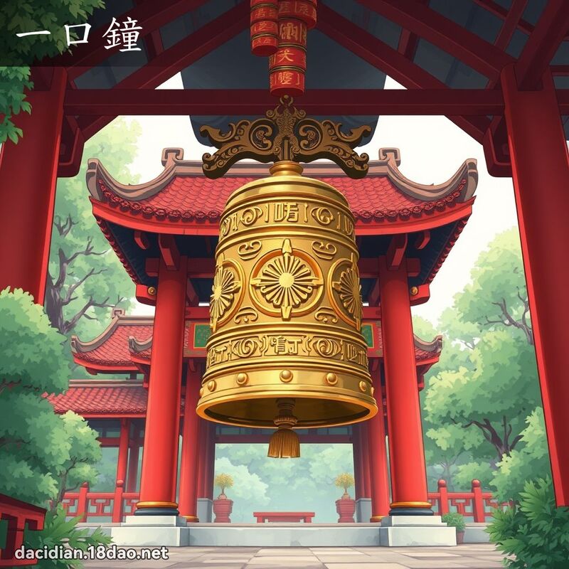 一口鐘 - 國語大辭典配圖