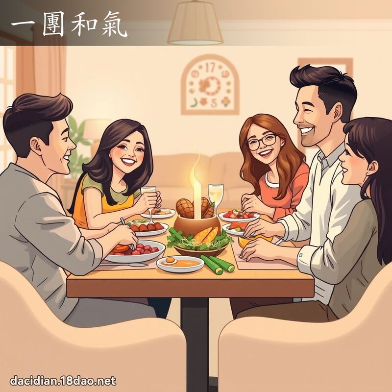 一团和气 - 国语大辞典配图