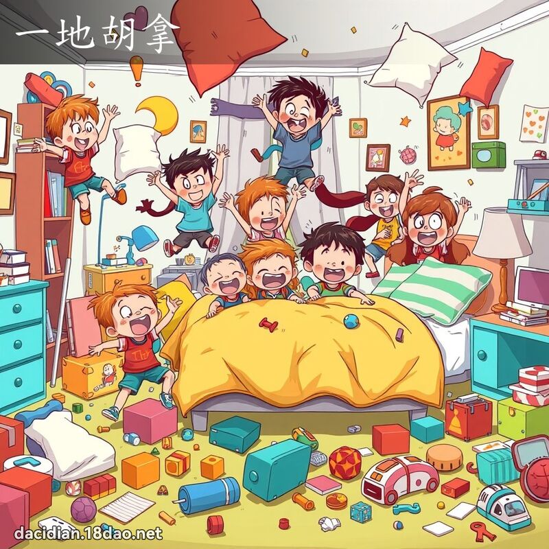 一地胡拿 - 国语大辞典配图