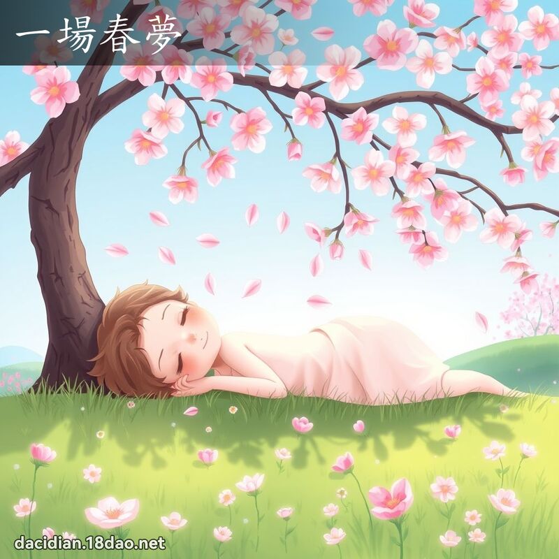 一場春夢 - 國語大辭典配圖
