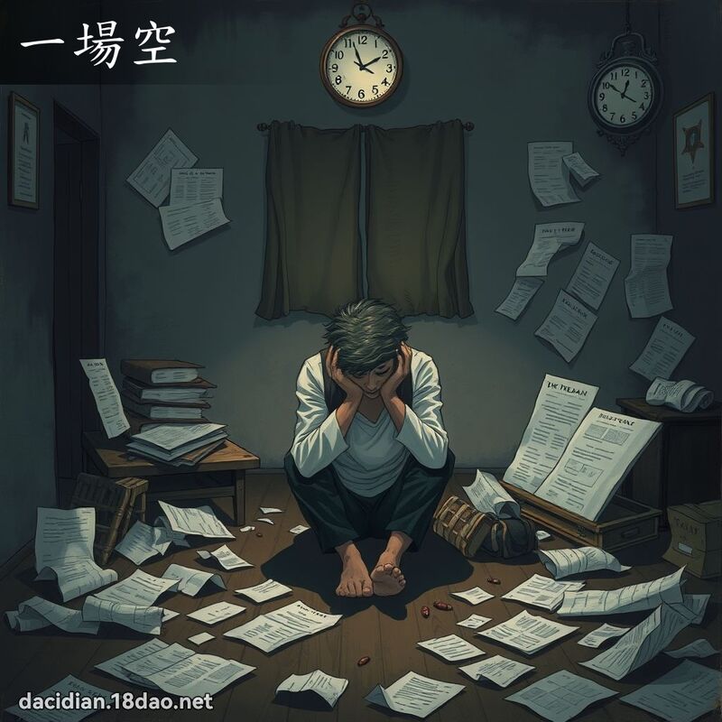 一場空 - 國語大辭典配圖
