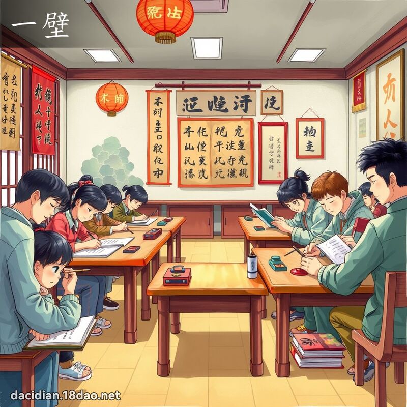 一壁 - 國語大辭典配圖