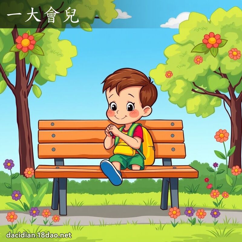 一大會兒 - 國語大辭典配圖