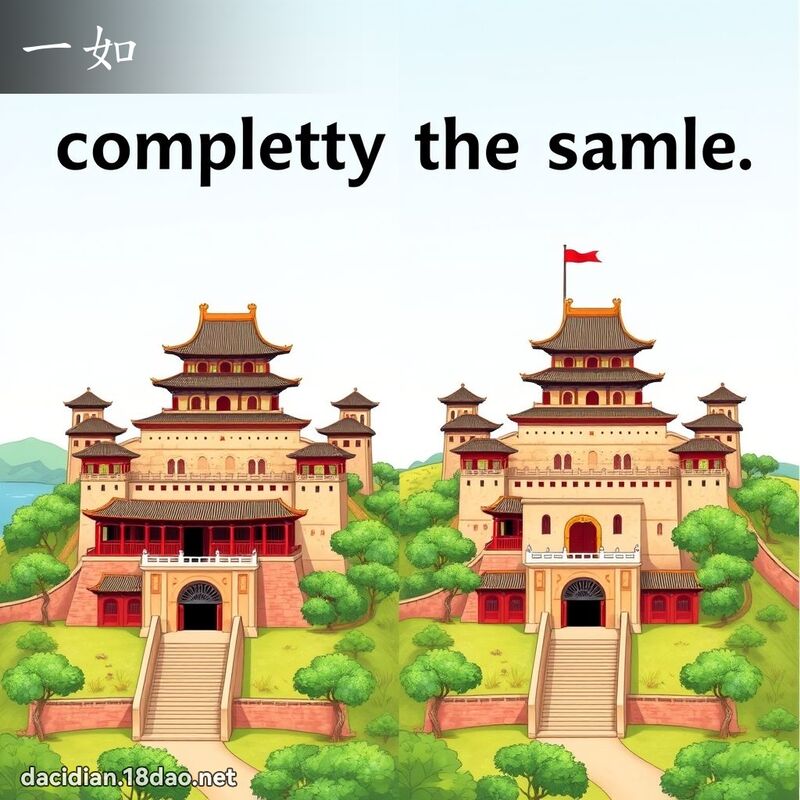 一如 - 国语大辞典配图