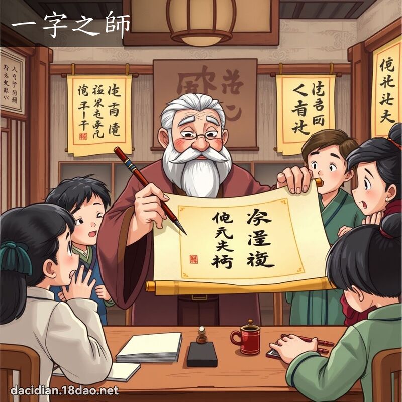 一字之师 - 国语大辞典配图
