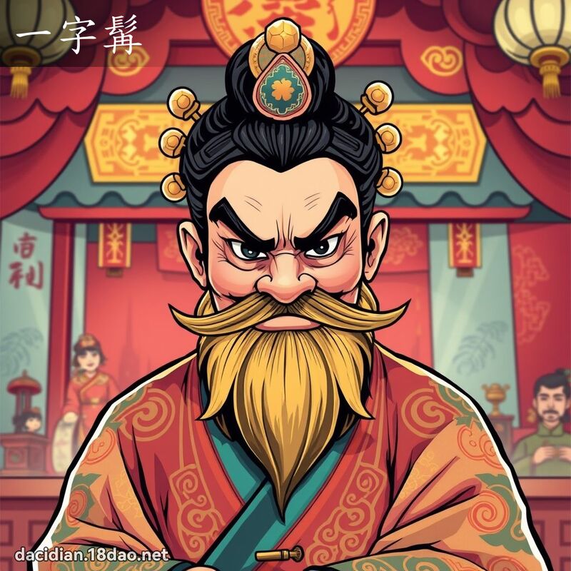 一字髯 - 国语大辞典配图