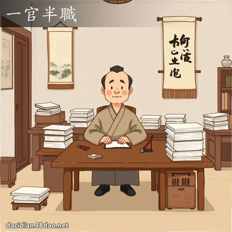 一官半职 - 国语大辞典配图