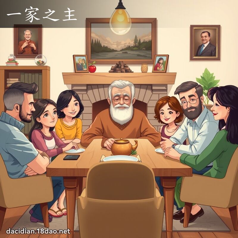 一家之主 - 國語大辭典配圖