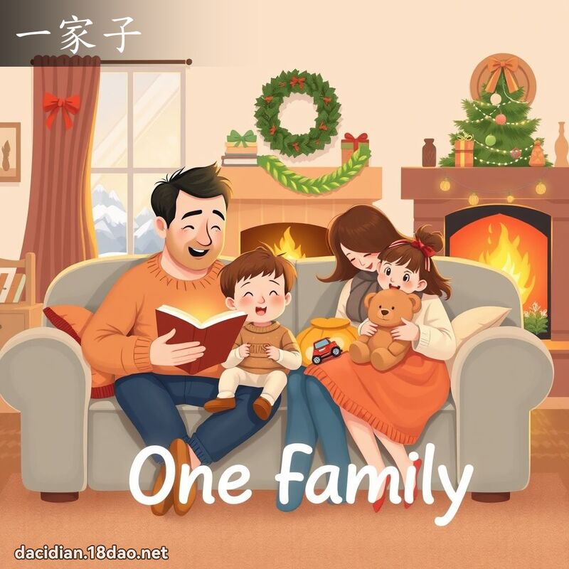 一家子 - 國語大辭典配圖
