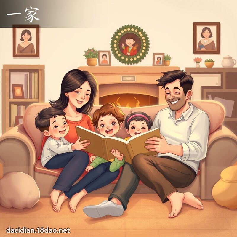 一家 - 國語大辭典配圖