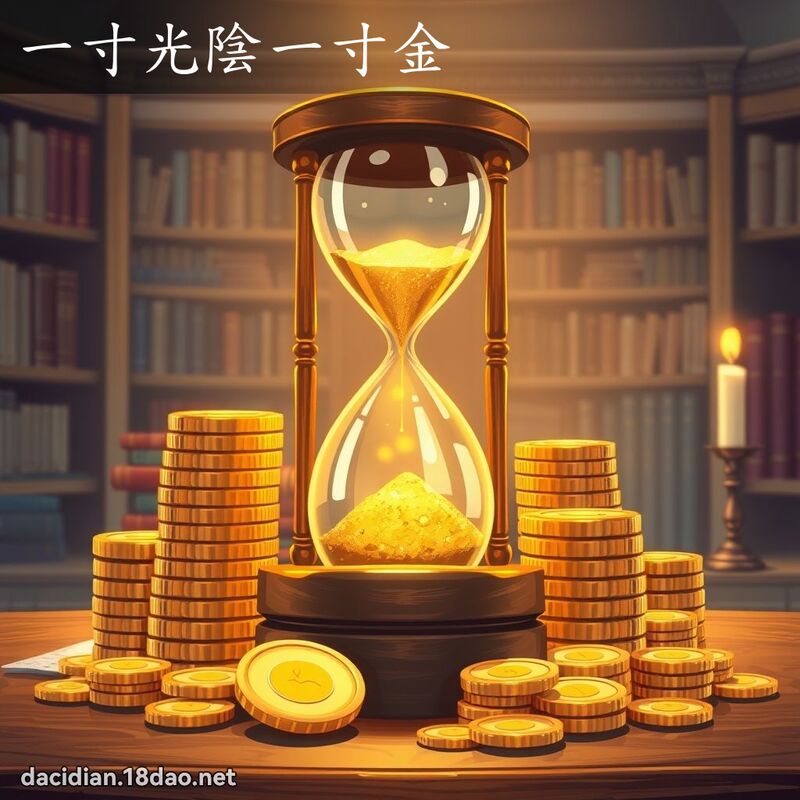 一寸光陰一寸金 - 國語大辭典配圖