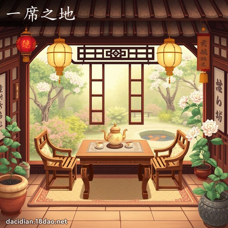 一席之地 - 國語大辭典配圖