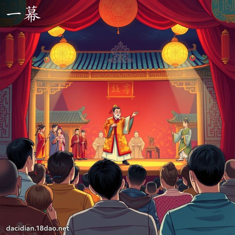 一幕 - 国语大辞典配图