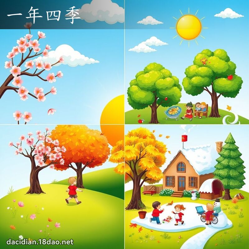 一年四季 - 國語大辭典配圖