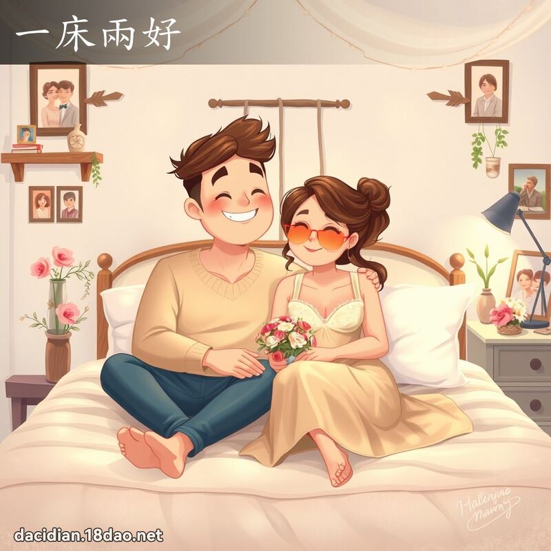 一床两好 - 国语大辞典配图