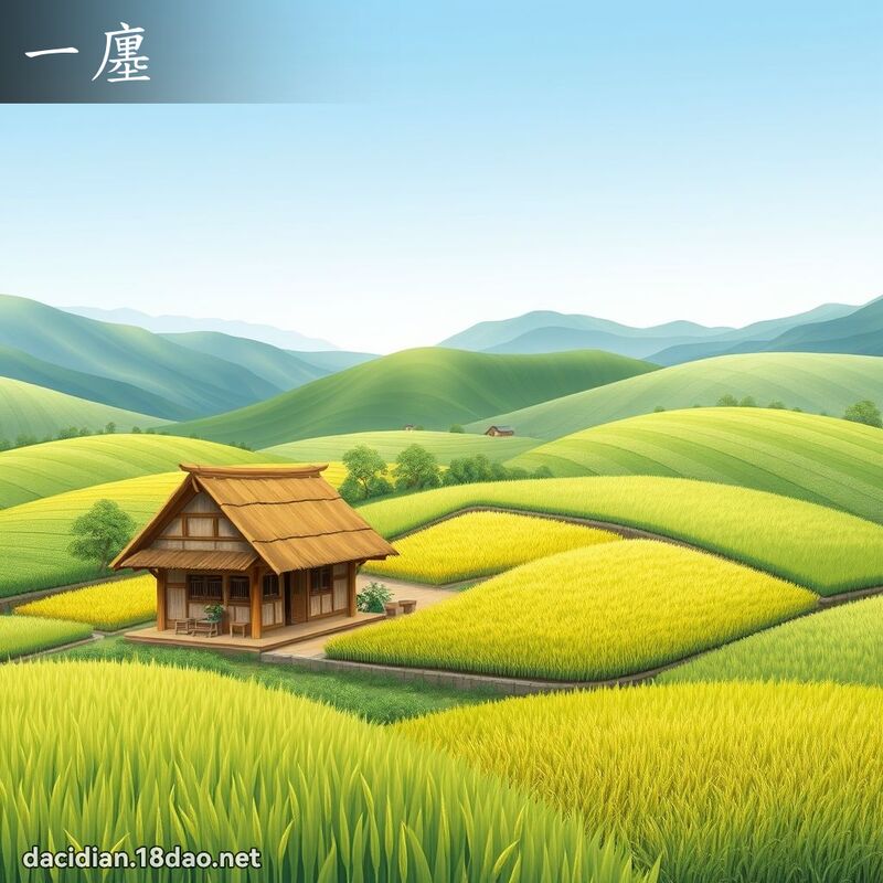 一廛 - 國語大辭典配圖