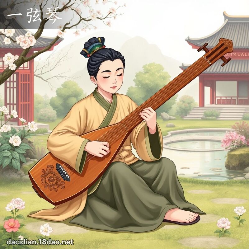一弦琴 - 國語大辭典配圖