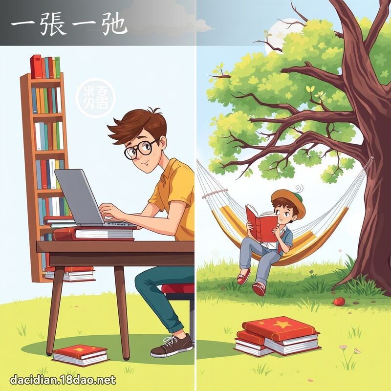 一张一弛 - 国语大辞典配图