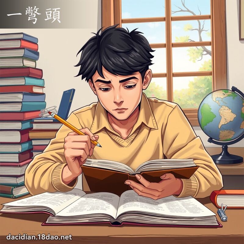一彆頭 - 國語大辭典配圖