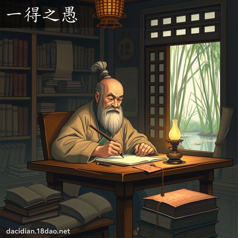 一得之愚 - 國語大辭典配圖