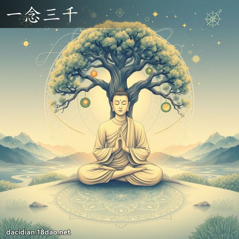 一念三千 - 國語大辭典配圖