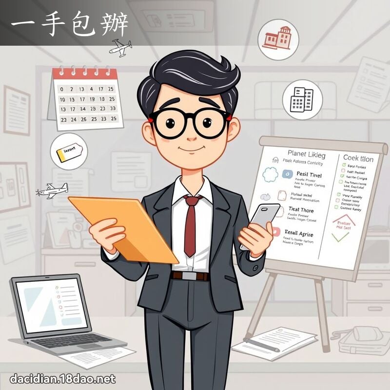 一手包辦 - 國語大辭典配圖
