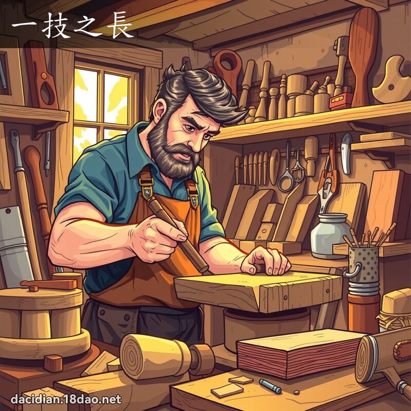 一技之長 - 國語大辭典配圖