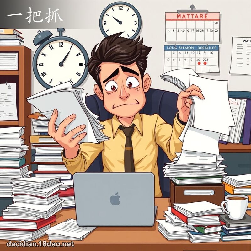 一把抓 - 國語大辭典配圖