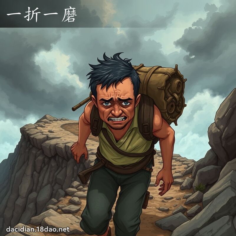 一折一磨 - 國語大辭典配圖