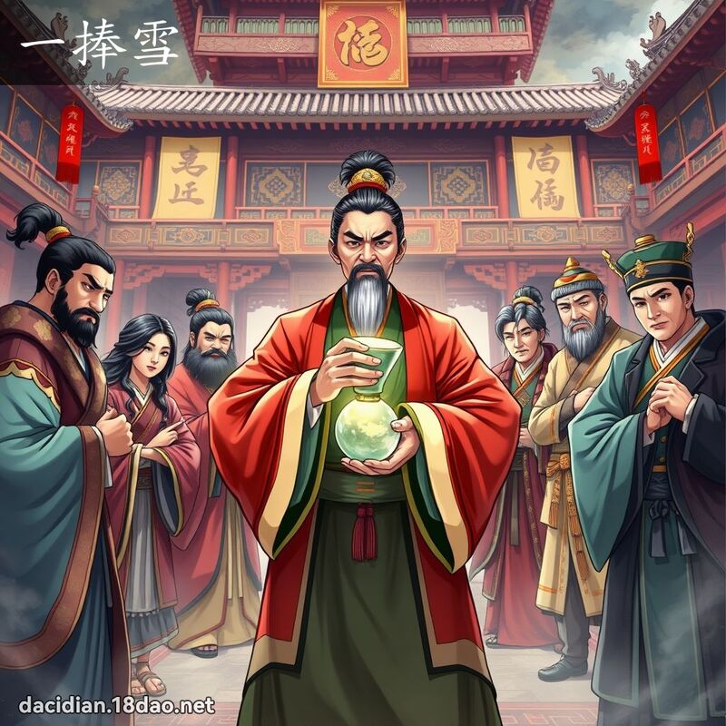 一捧雪 - 國語大辭典配圖