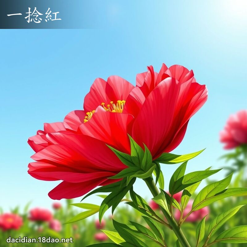 一捻红 - 国语大辞典配图